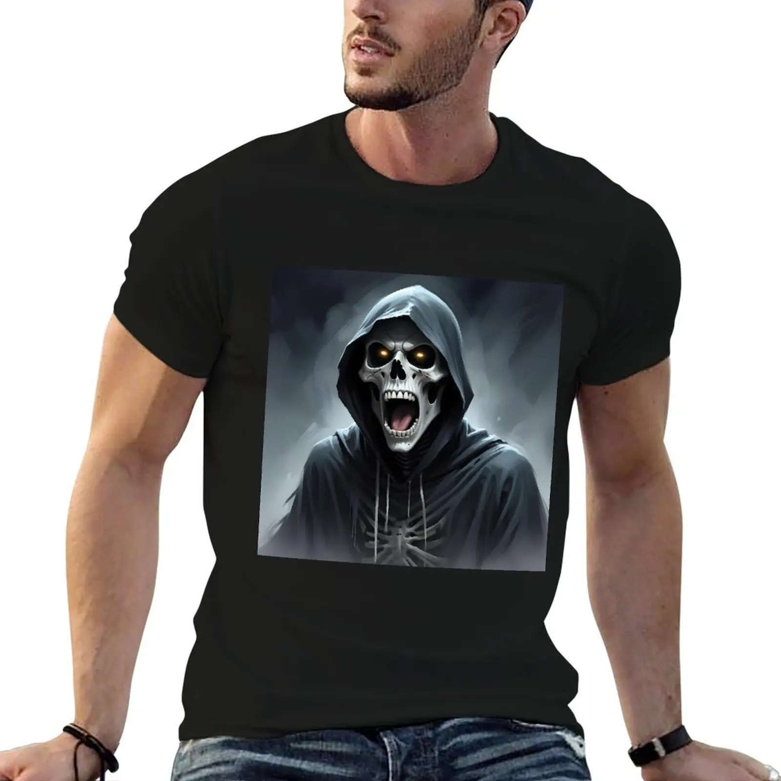 

Halloween Men's T-Shirts Custom High Quality Clothing With Customizable LOGO and Artwork