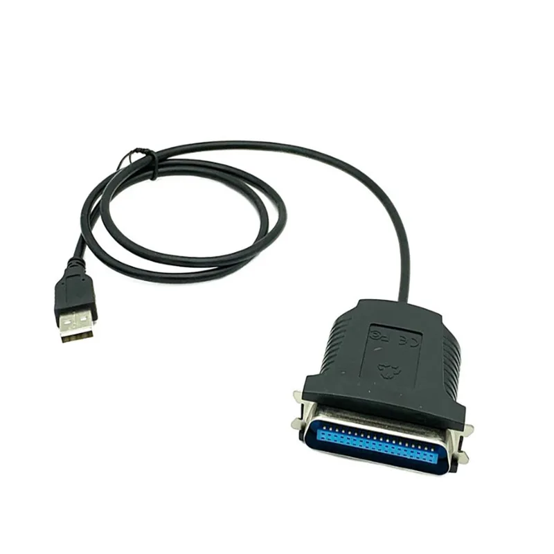 1PC USB to Parallel Printer Cable, 36pin USB Port Adapter Adaptor Cable Lead