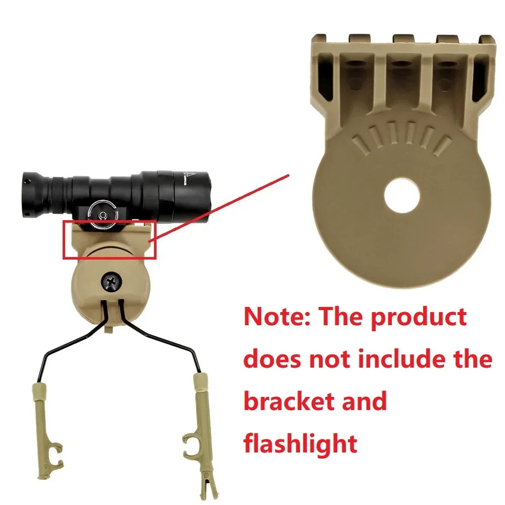 For mounting tactical lights helmet bracket accessory kit tactical headset helmet pelcom comtac i ii iii bracket ARC rail adapte