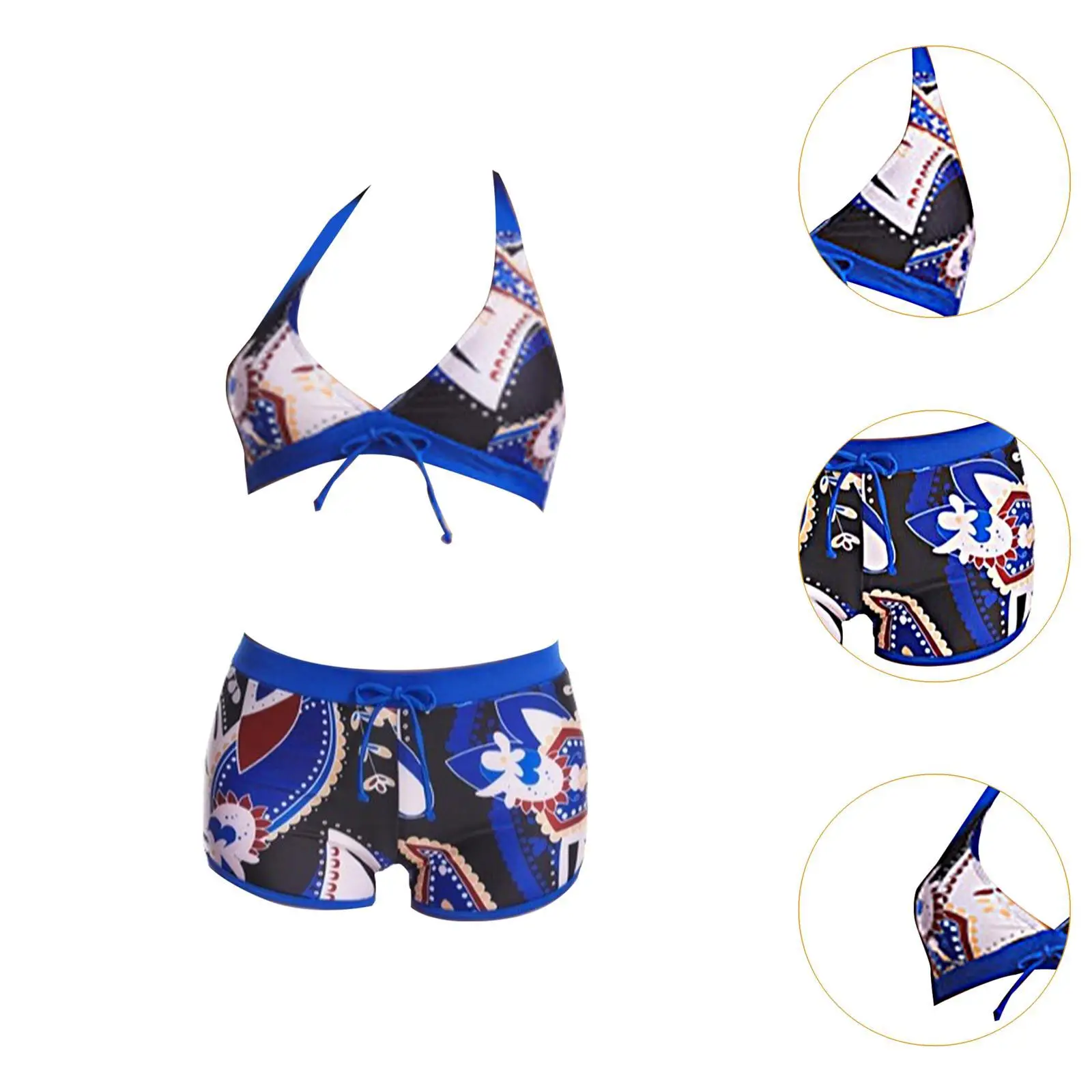 Womens Bikini Set Polyester Female Swimwear for Club Party Vacation Swim Pool