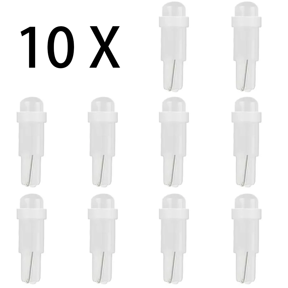 

2/5/10pcs T5 Led Car Dashboard Light Instrument Automobile Door Wedge Gauge Reading Lamp Bulb 12V Cob Smd Car Styling