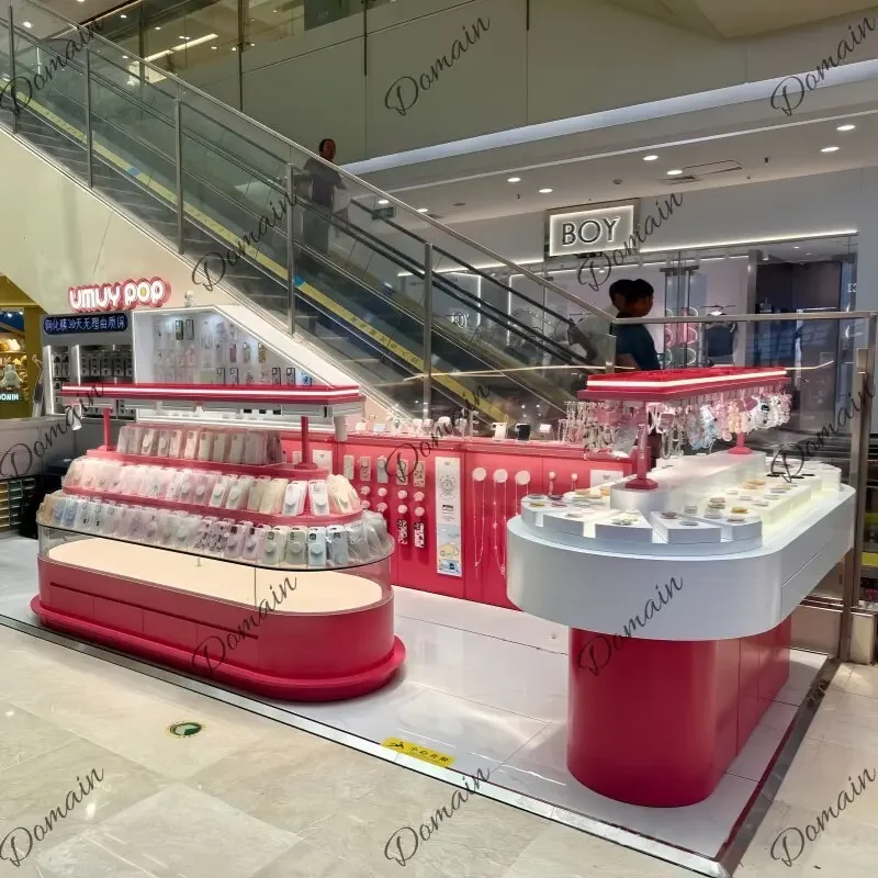 81 N Mobile phone film display cabinet, shopping mall multi-point counter, mobile phone case pendant, Nakajima station cashier