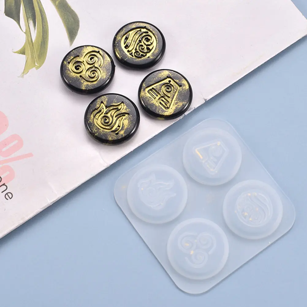 

2 шт. силиконовые формы с религиозными символами для рукоделия, гибкие формы для эпоксидной смолы, для изготовления подвесок, ювелирных изделий, аксессуаров, многоразовые