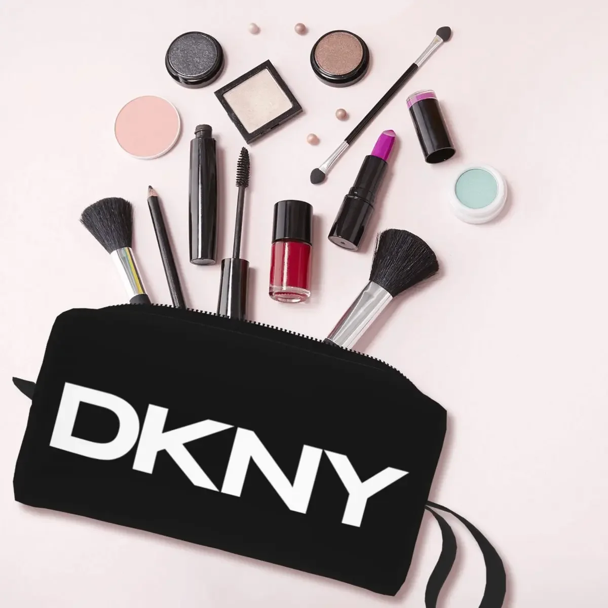 DKNYS Makeup Bags Large Capacity Cosmetic Bag Trendy Travel Pouch for Purse Storage