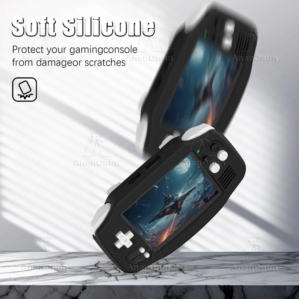 Silikonhülle für RG34XX mit Trageband, sturzsicher, kratzfest, rutschfester Griff, hochwertige, langlebige, rundum schützende Softshell-Hülle – Detail 3