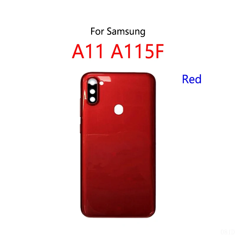 Battery Back Cover For Samsung Galaxy A11 A115F Glass Panel Housing Battery Cover Rear Case