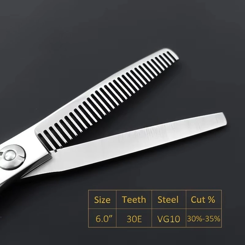 Hair Thinning Scissors 30 Teeth Professional Shears 6