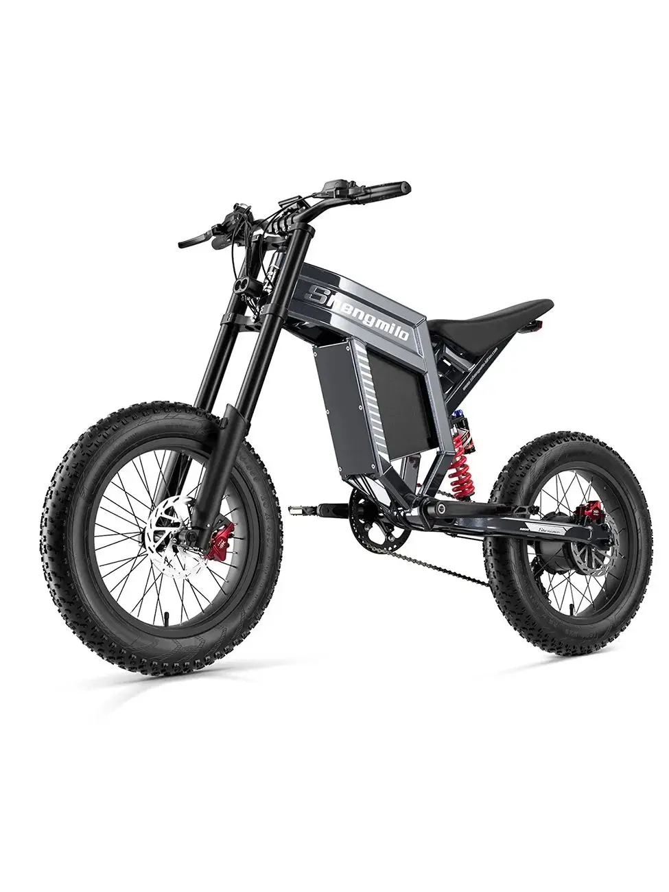 AliExpress NONE Shengmilo S900 Adult 60V30AH Battery electric bicycle 1500W E-bike Men's E-Mountain ebike  20" Fat Tire Electric Bike