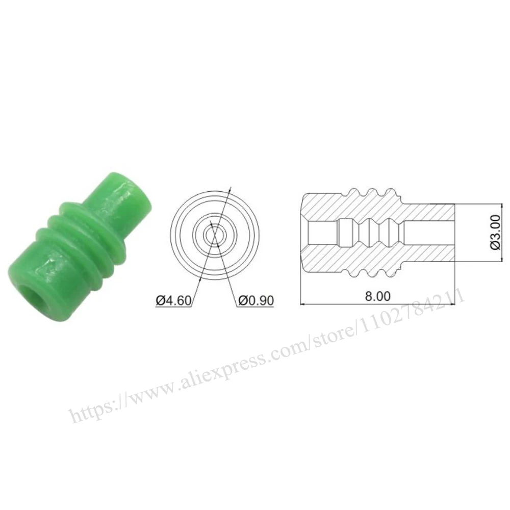 

5000PCS 7165-1564 New energy auto seal rubber automotive Waterproof connector terminal plug pin socket