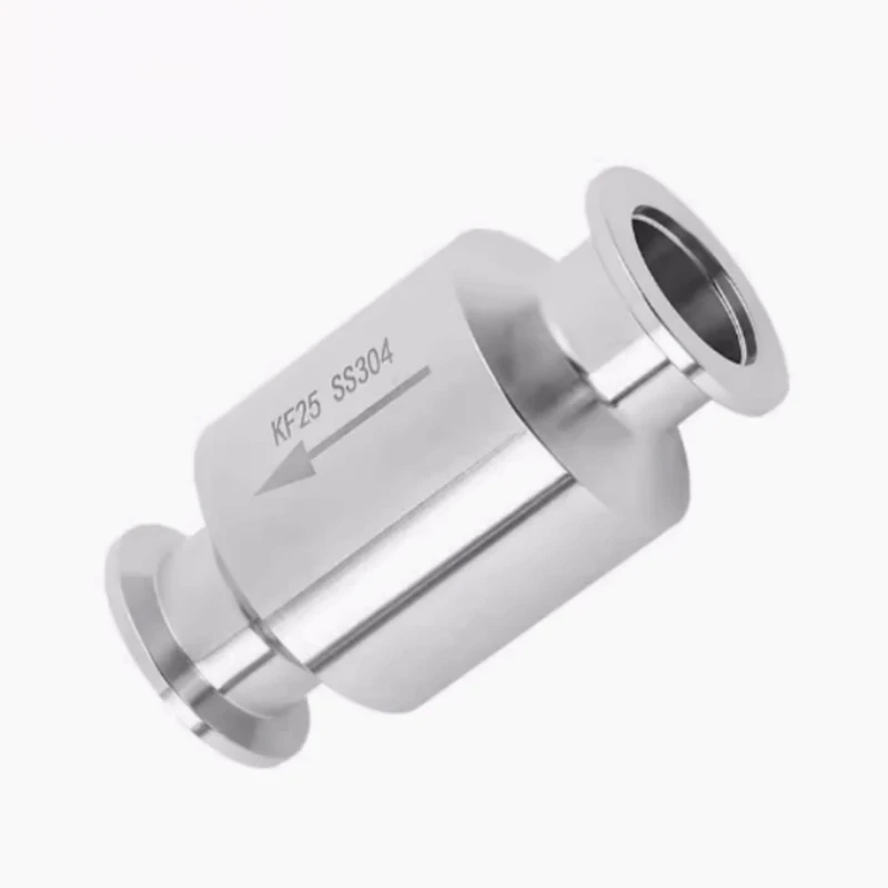 304 Stainless Steel Vacuum Check Valve KF16 KF25 KF40 KF50 One-Way Valve Vacuum Pump Check Valve