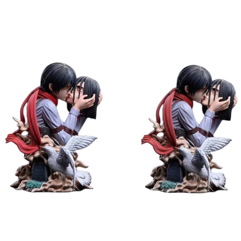 21.8 Lc Studio Gk Attack On Titan Kiss of Death Mikasa Ackerman Anime Action Figure Statue Ornament Model Garage Kit Toys Gift