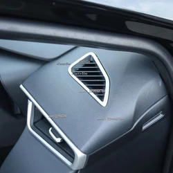 For Toyota Corolla 2019 2020 Hatchback Stainless Steel Interior Inner Air Condition Decoration Outlet Cover Trim Accessories