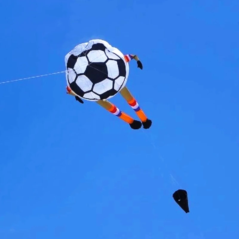 free shipping football kite large soft kites flying for adults nylon kites windsocks kitesurf equipment outdoor games Puppy fun