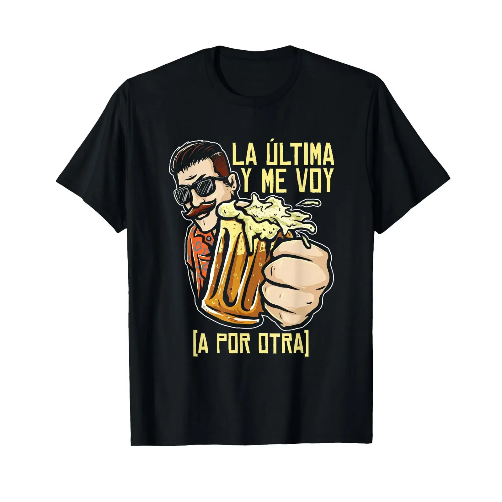 Beer Alcohol Brewery The Last And Me Goes T Shirt vintage Washed graphic Breathable Top For Everyday Wear Slightly Unisex homme