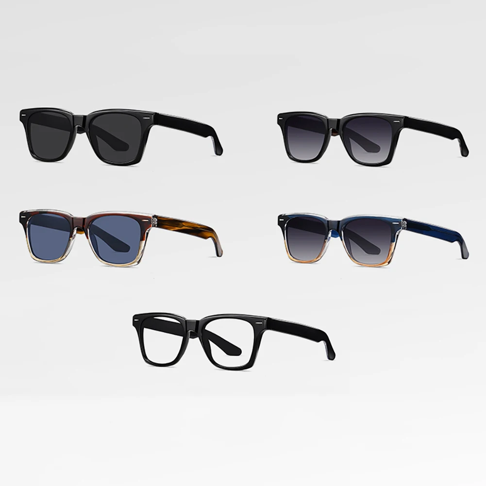 Kachawoo Lunettes Anti Lumière Bleue Homme Métal Carrées Double Pont Tendance