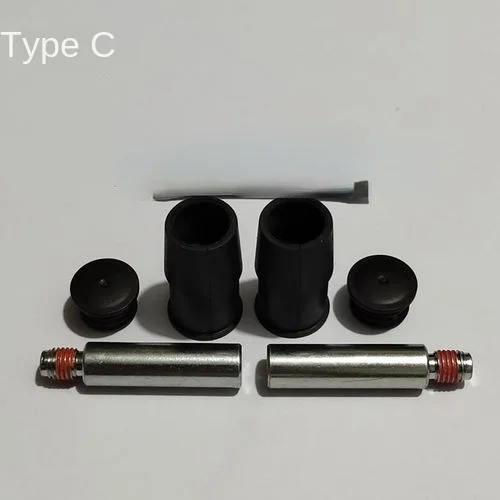 For Peugeot 3008 Front Wheel Brake Cylinder Repair Kit Caliper Screw Rod Guide Pin Piston Dust Boot Snap Spring