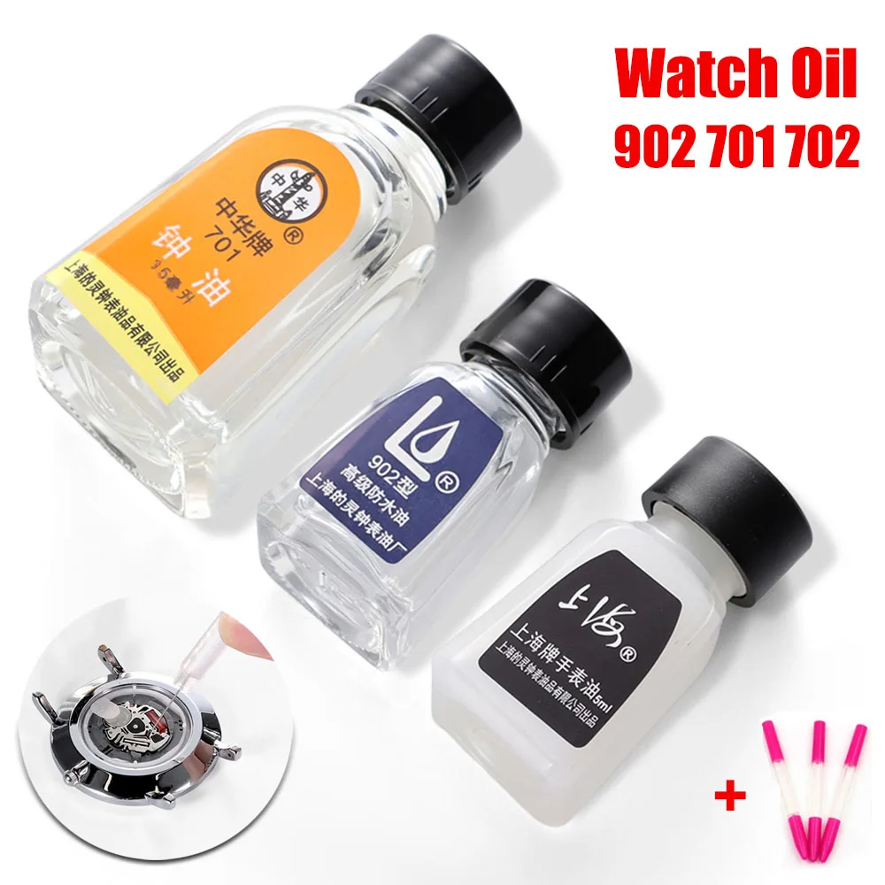 Watchmaker Watch Oil Professional 902 701 702 Tool Repair Tools Watch Clock Oil Lubricant Waterproof Synthetic Oil Maintenance
