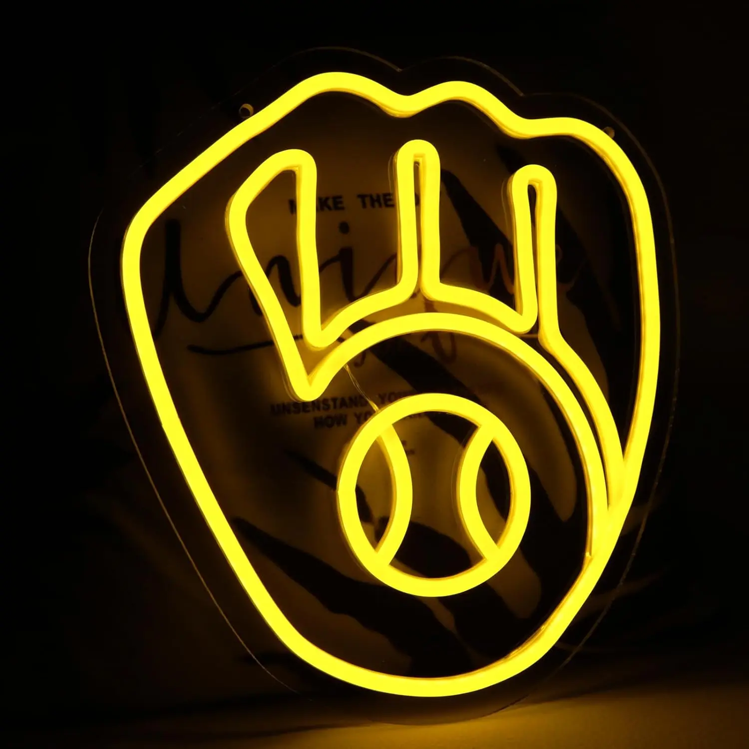 

Baseball Neon Sign for Party Decoration Dreamy dazzling colorful light, high-saturation party, feast of light