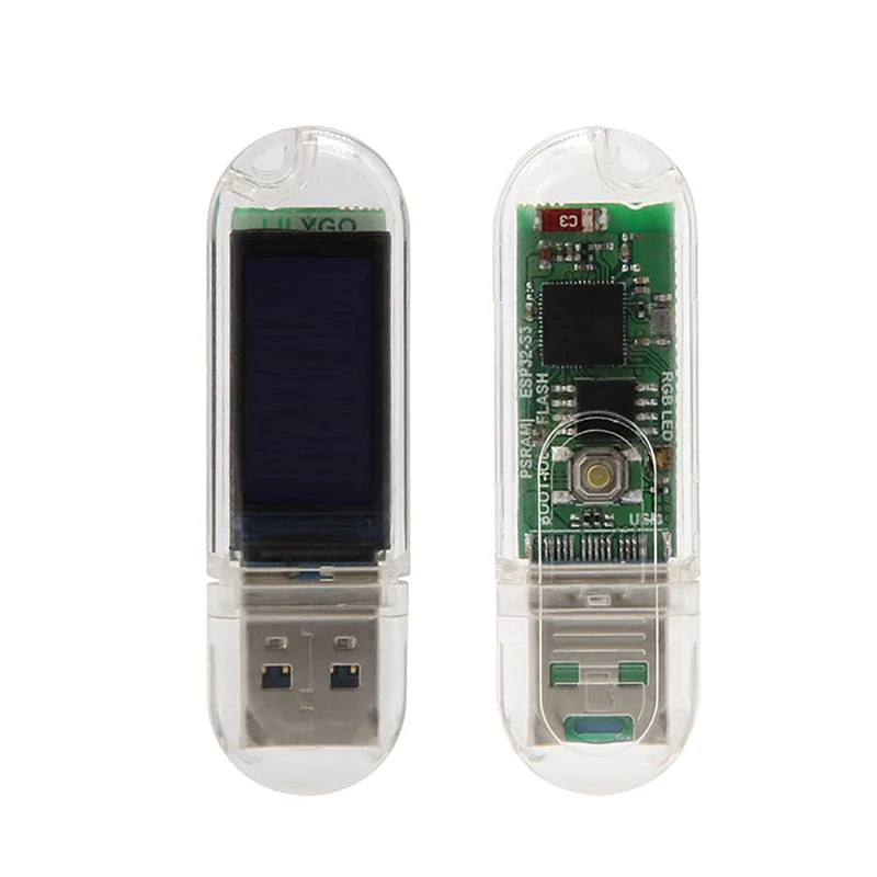 T-Dongle-S3 ESP32-S3 Development Board With Screen Dongle 0.96 Inch ST7735 LCD Display Support WiFi Bluetooth TF Card