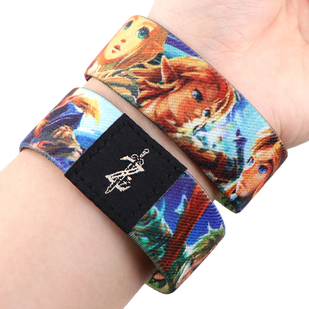 Hollow Knight Cartoon Cloth Stretch Wristband Bracelet Flexible Wrist Band Cuff Bracelet Sport Casual Bangle For Women Men Gifts