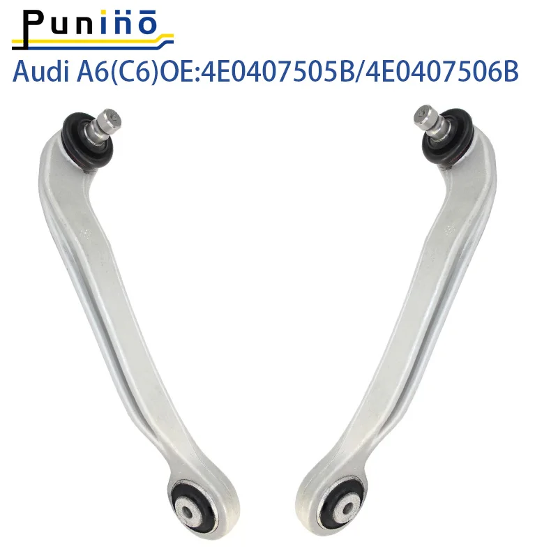 

Punino Pair Front Upper Suspension Control Arm Straight For Audi A6 4F2 4FH 4F5 A6L C6 4E0407505B 4E0407506B