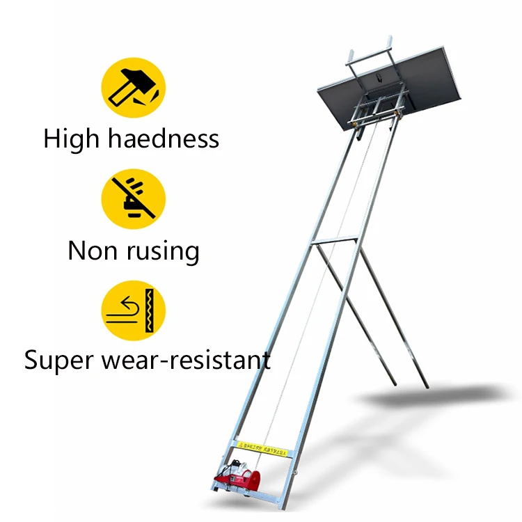 Wendy 20M Solar Panel Installation Ladder Electric Photovoltaic Panel Hoist Lift Ladder For Solar Panel Lift