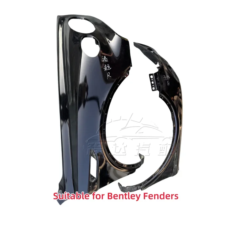 2022年式ベントレー・ベンテイガ用高品質フロントフェンダーライナーセット、金属・プラスチック素材、左右セット、フロントバンパーを含む