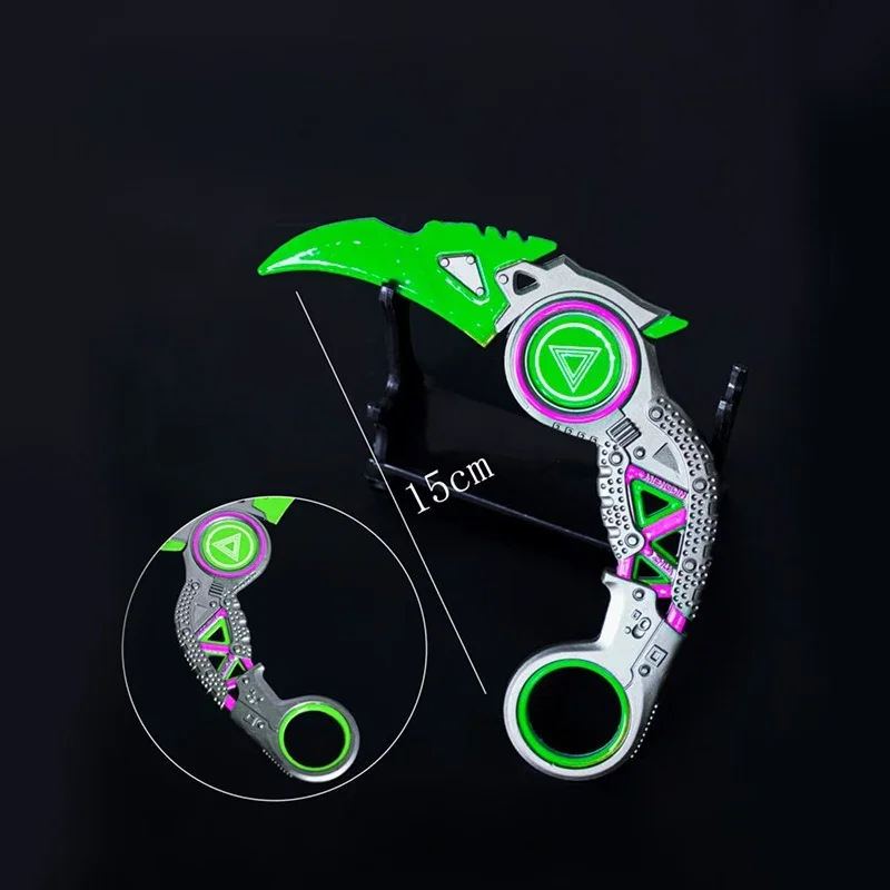 15 CM APEX Legend Heirloom Game Randapparatuur Klauw Mes Volledig Metalen Ambachtelijke Wapen Model Collectible Bureau Ornamenten Jongen Speelgoed geschenken