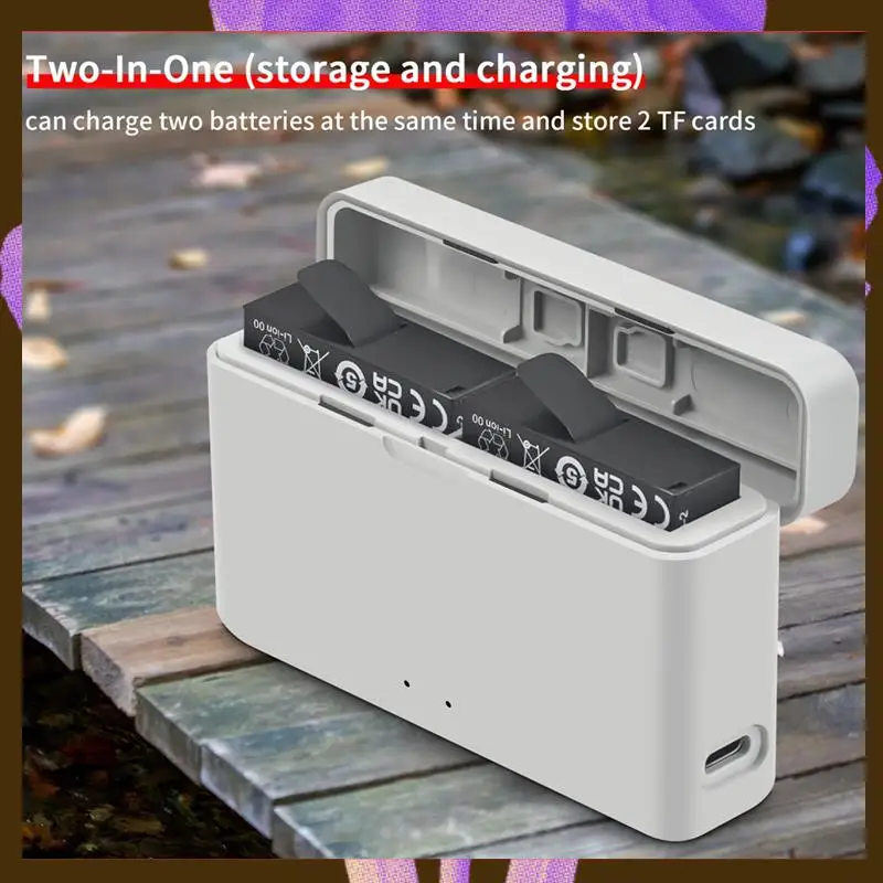 

For Insta360 Ace Pro Charger Sports Camera Accessories For Insta360 Ace Battery Storage Case-[Y06A]