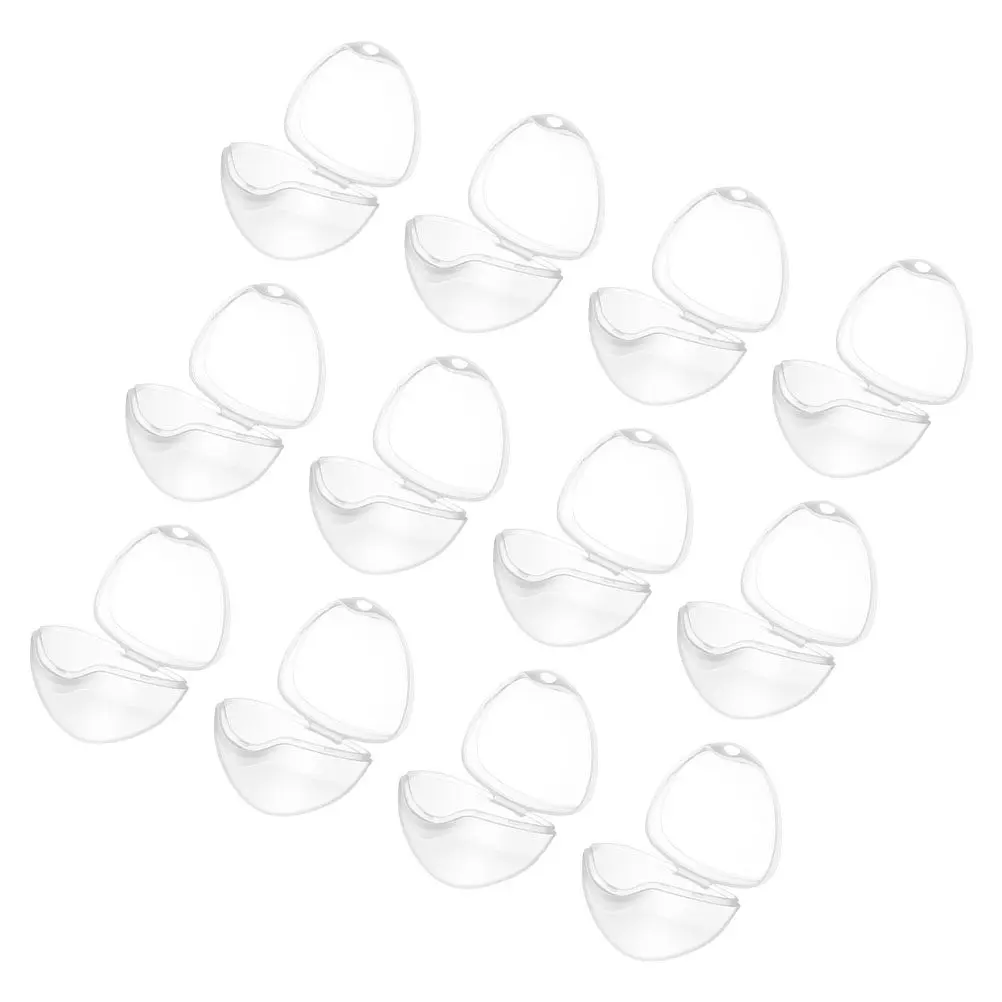 

Набор из 12 прозрачных контейнеров для пустышек: портативный дорожный органайзер для хранения детских пустышек, аксессуар для младенцев