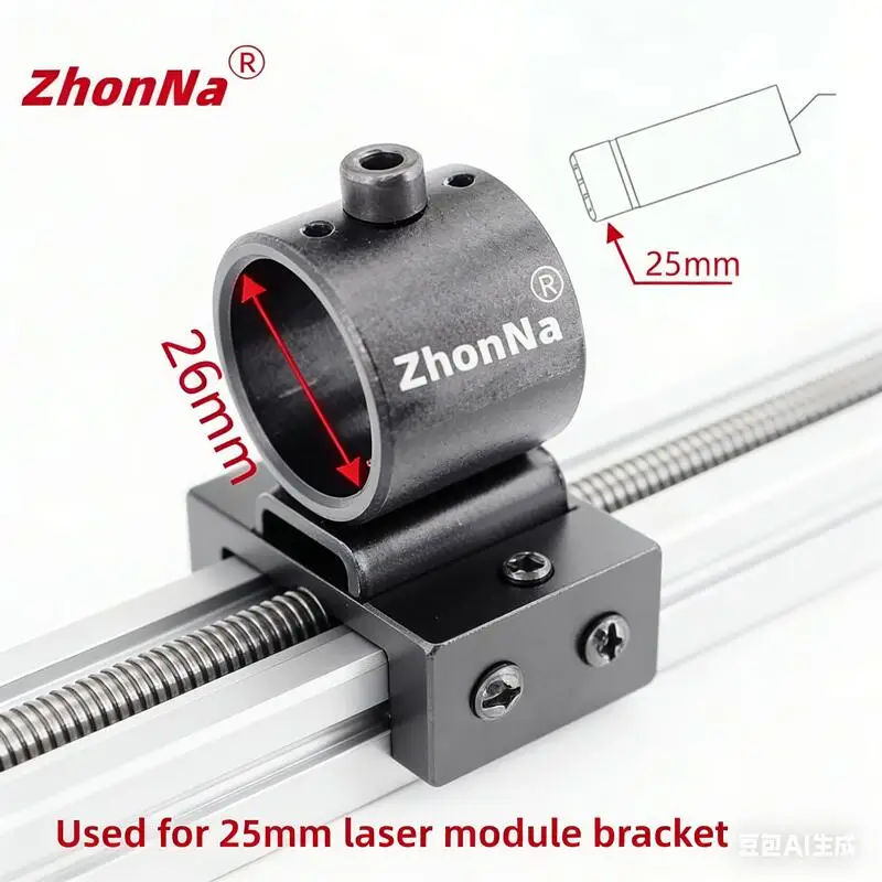 12mm Wood Machine Laser Line Locator Mount Metal Bracket DIY Positioner Holder Rotary Axis Module Compatible for 12mm/16mm/20mm/