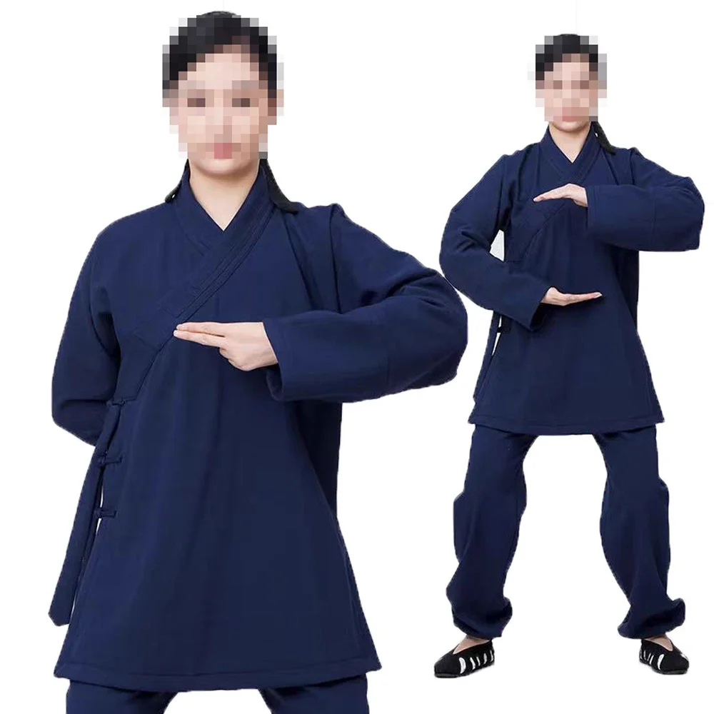 

High Quality Spring&Autumn Taoist Suits Wudang Kung Fu Uniform Martial Arts Lay meditation Clothes
