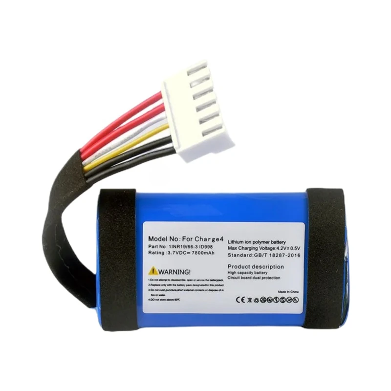 3.8V 7800mAh Replacement Lithium-ion Battery High Quality For JBL Charge 4 /Charge4 Speaker Replacement Battery