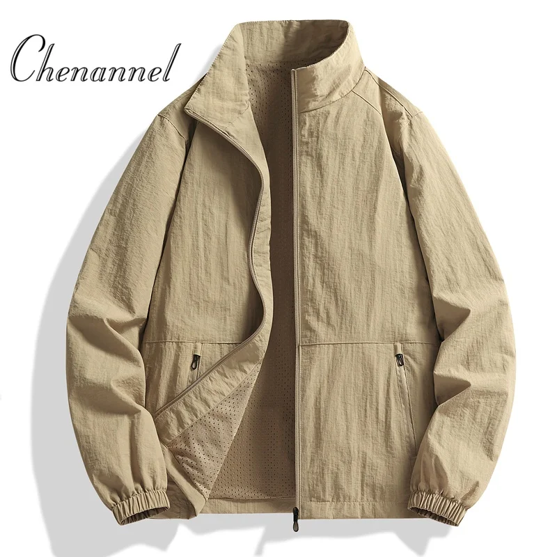 

Men's Spring Autumn Plus-Size Casual Jacket Trendy Versatile Outerwear