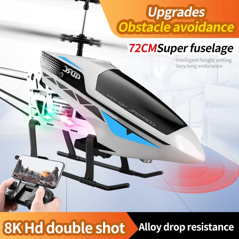 M4 Large Rc Helicopter Remote Control Extra Durable Charging Big Plane Toy Drone Model Outdoor 3.5CH 72cm Aircraft Helicoptero