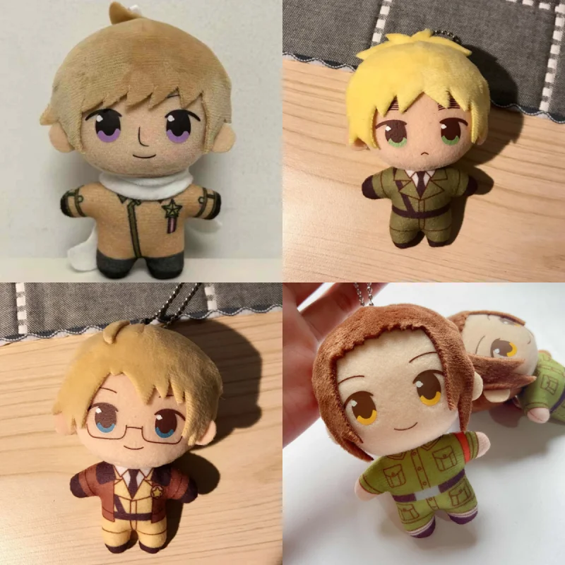 In Stock 10cm Mini Plush Doll Ivan Braginsky Toy Hetalia Axis Powers Russia Cosplay Stuffed Toy Pendant Anime Fans Birthday Gift
