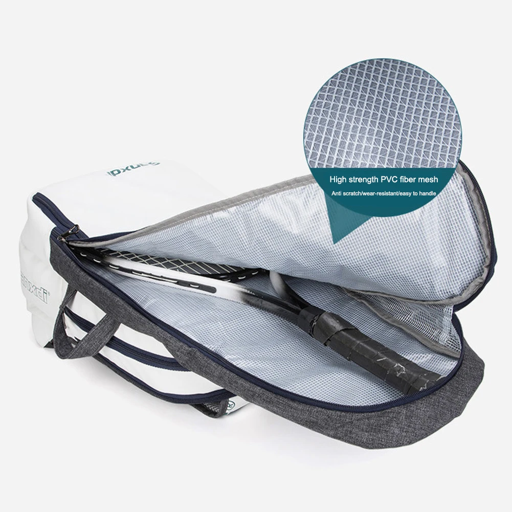 Sac à dos grande capacité pour raquettes de tennis, sac pour raquettes de badminton, adapté aux sports de squash, leball 514, peut contenir 3 raquettes