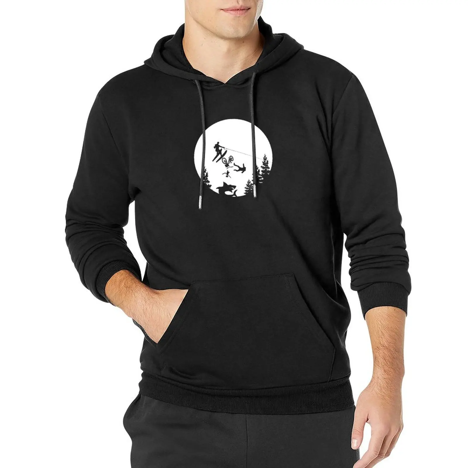 

Jump the Shark Pullover Hoodie clothes for men autumn hoodie