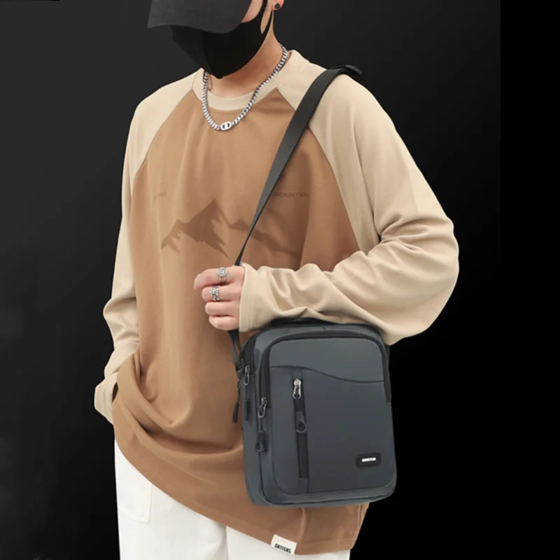 Men's Handbag Shoulder Bag Fashion Casual Oxford Man Messenger Bag Stylish Elegant Design Lightweight Men Crossbody Shoulder Bag