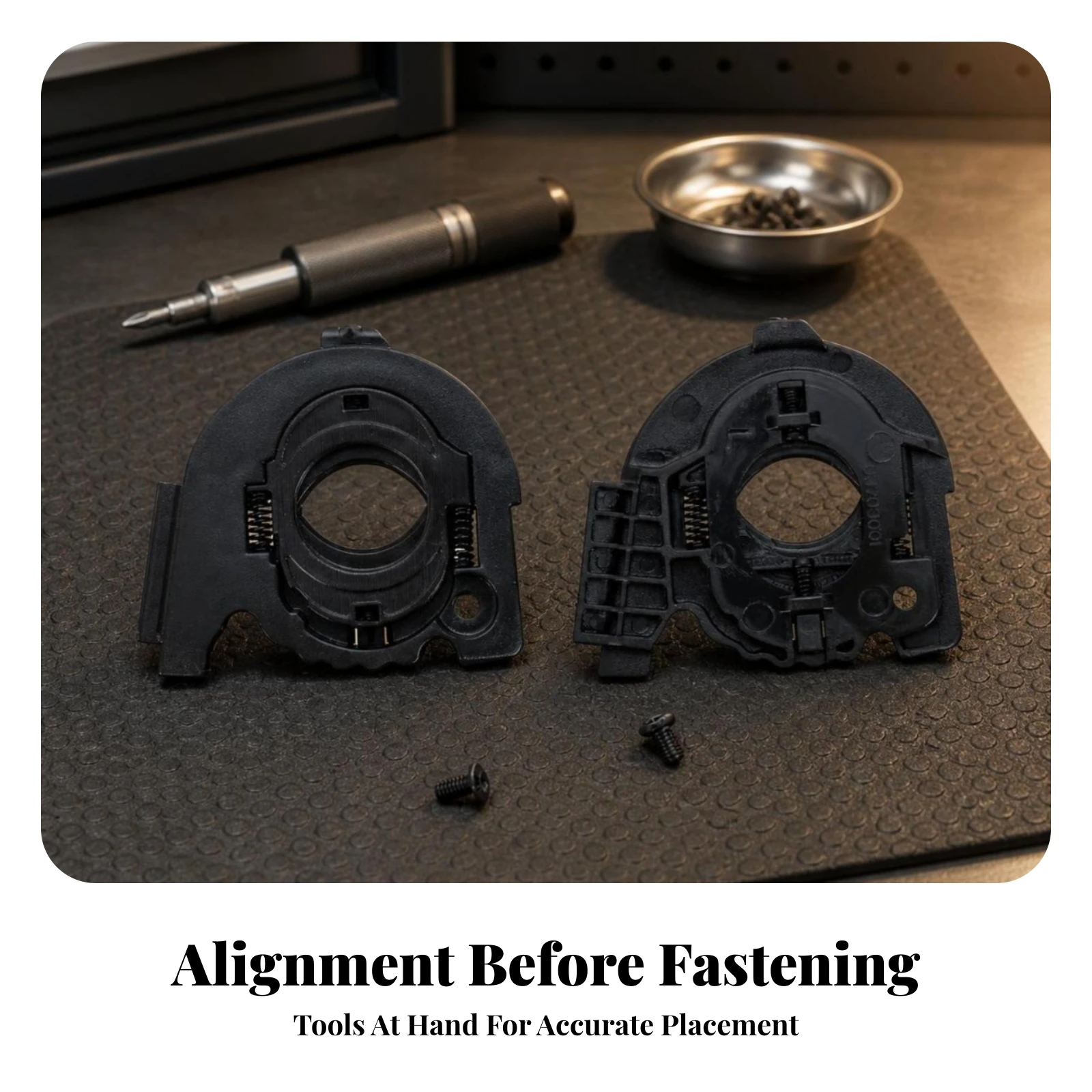 Helmet Base Mount with Screws Lightweight Helmet Base Mount Hardware Compact Practical for Motorcyclists