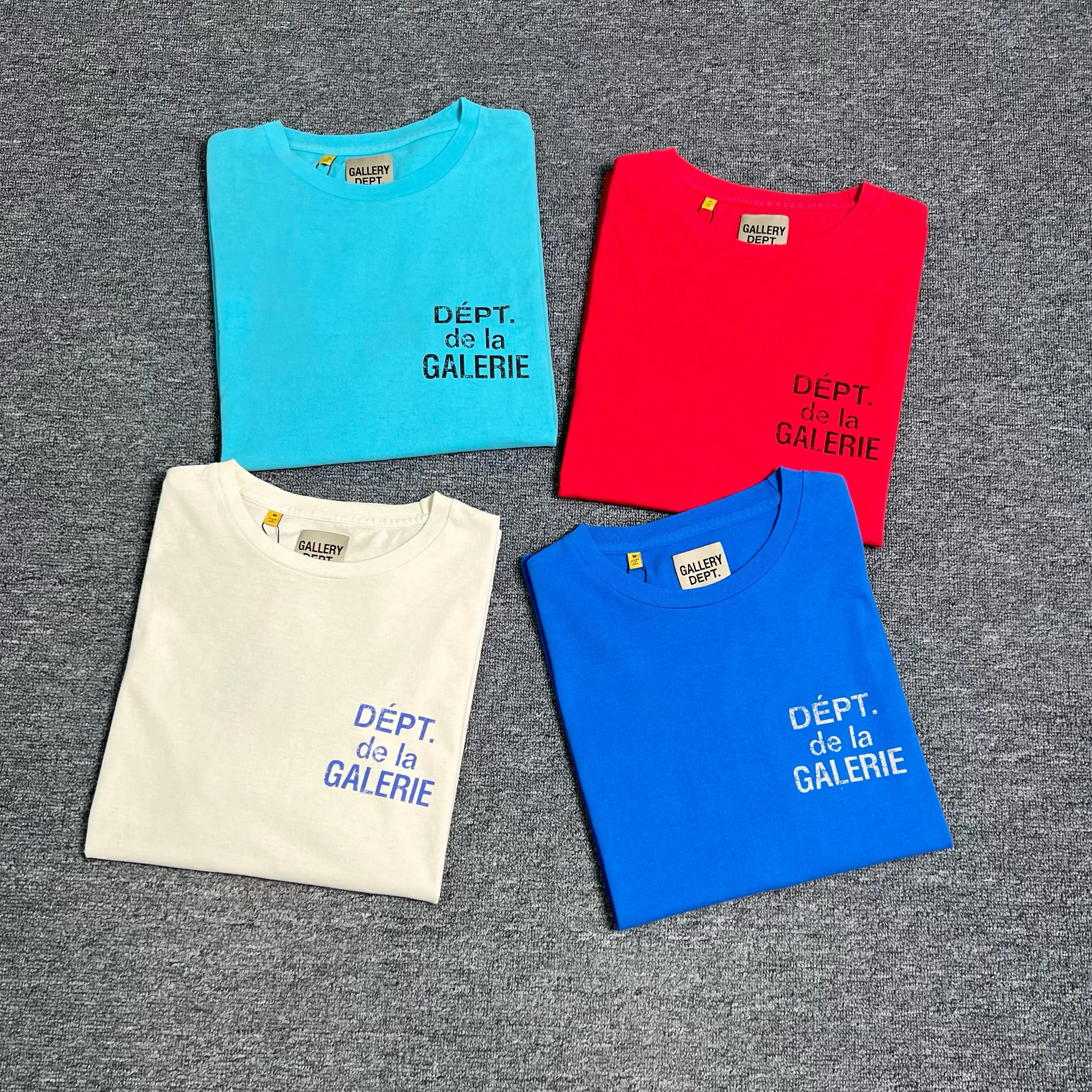 

French Letter Print Loose ort Sve T-irt ex Youth Faion Casual Summer Top round Ne Sweatirt