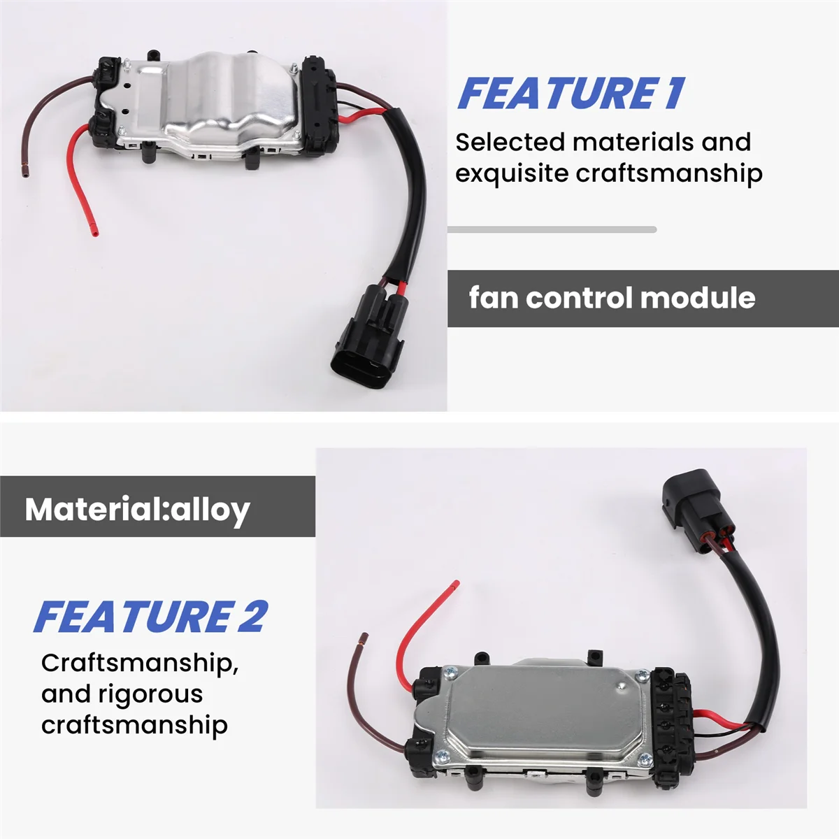 Car Radiator Fan Control Module for 3Series E46 316Ci 3116Ti 318Ci 318I 318Ti 320Ci 320I 323Ci 328I 330I 7561757