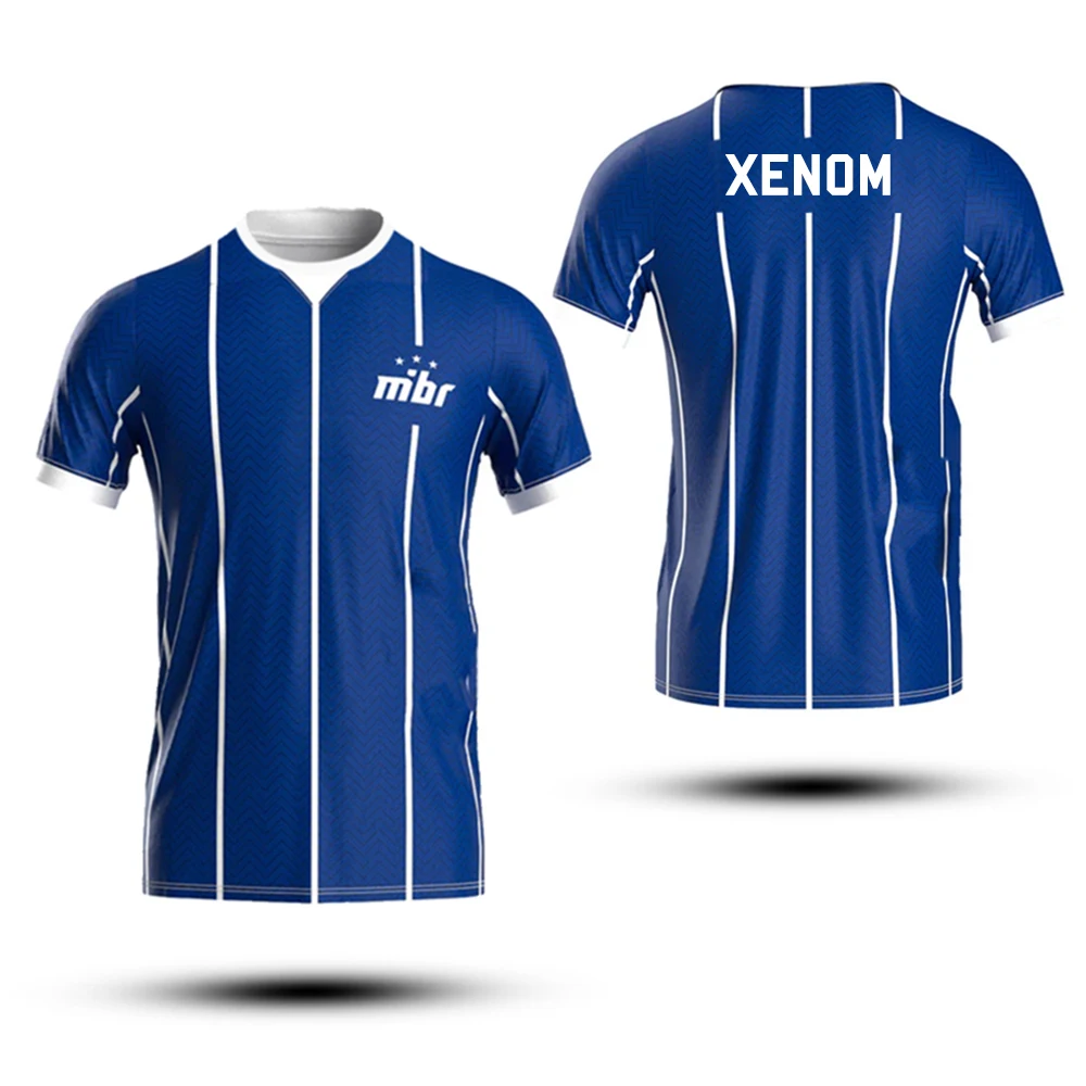 

2025 Mibr Jersey Valorant Esports VCT Uniforms Men's Women's Fashion Casual Short Sleeved Tees Loose Casual Comfortable Clothing