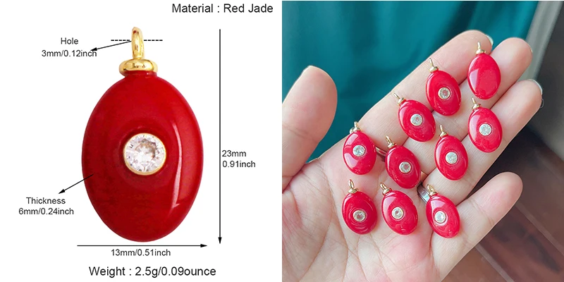 Jade Achat Amethyst Amazonit Wasser Gras Lapis Lazuli Charm Anhänger, 18K echt vergoldet Schmuck für Halskette Handwerk Herstellung S79 – Detail 17
