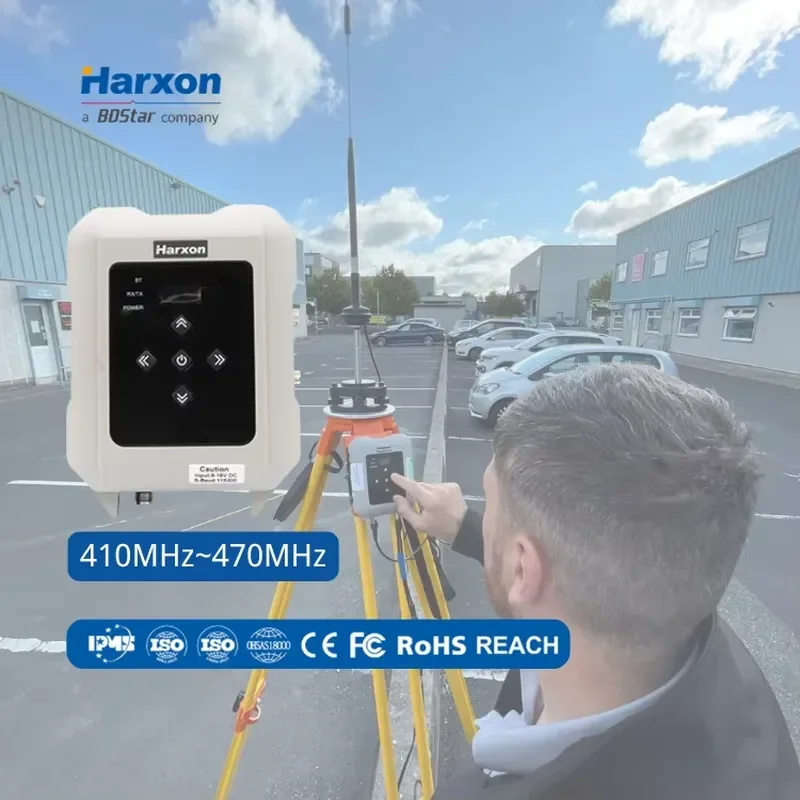 

RTK External UHF Radio GNSS RTK Bluetooth Receiver with RS232 Modem for Survey, Agriculture Wireless Communication