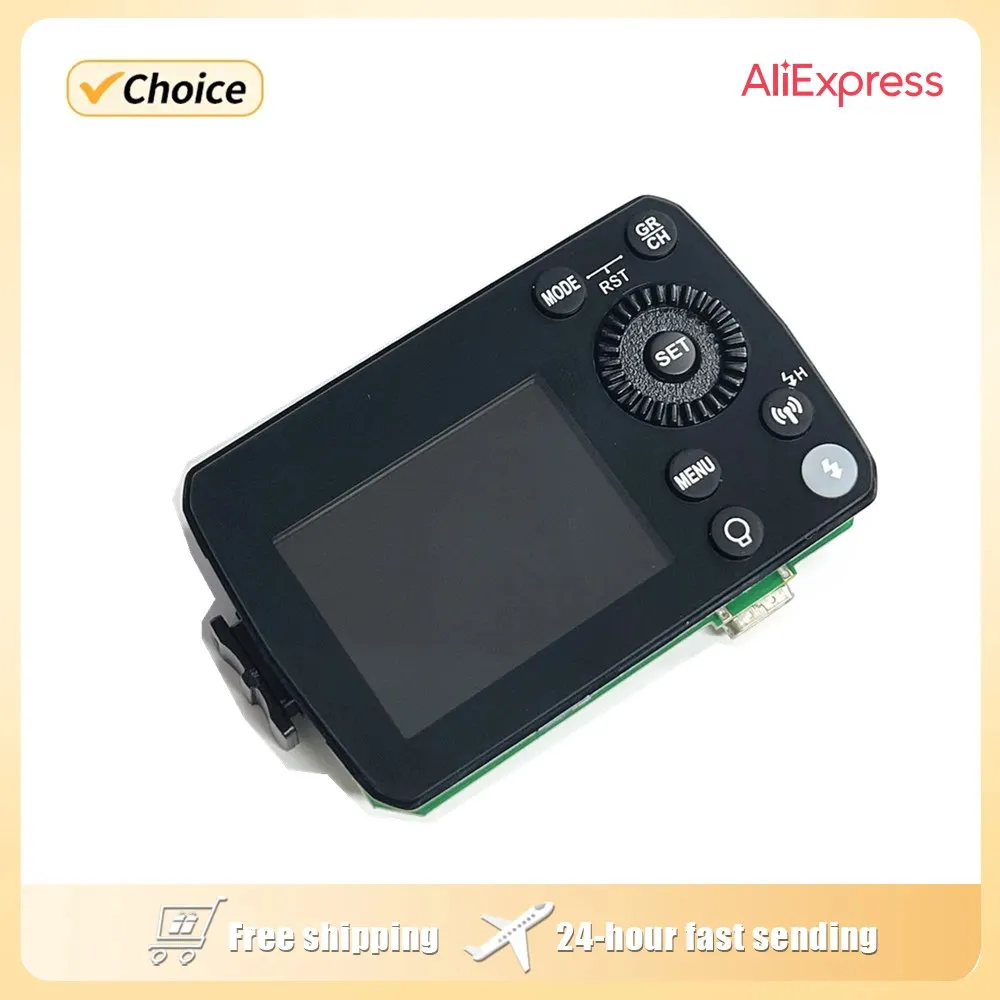 NEW For Godox AD200 Pro AD200Pro Back Control ASSY Mainboard With LCD Screen + Button + Rubber Flash Part