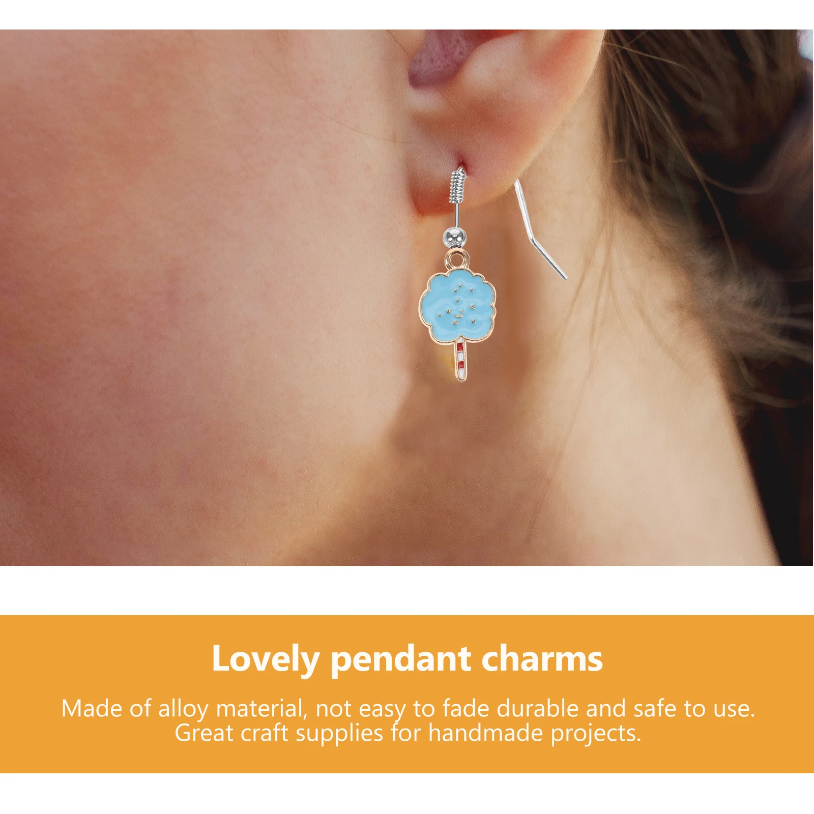 

18pcs Alloy Jewelry Charms for Bracelets Necklaces DIY Crafts Accessories Women Unique Lovely Dangle Retro Durable Necklace