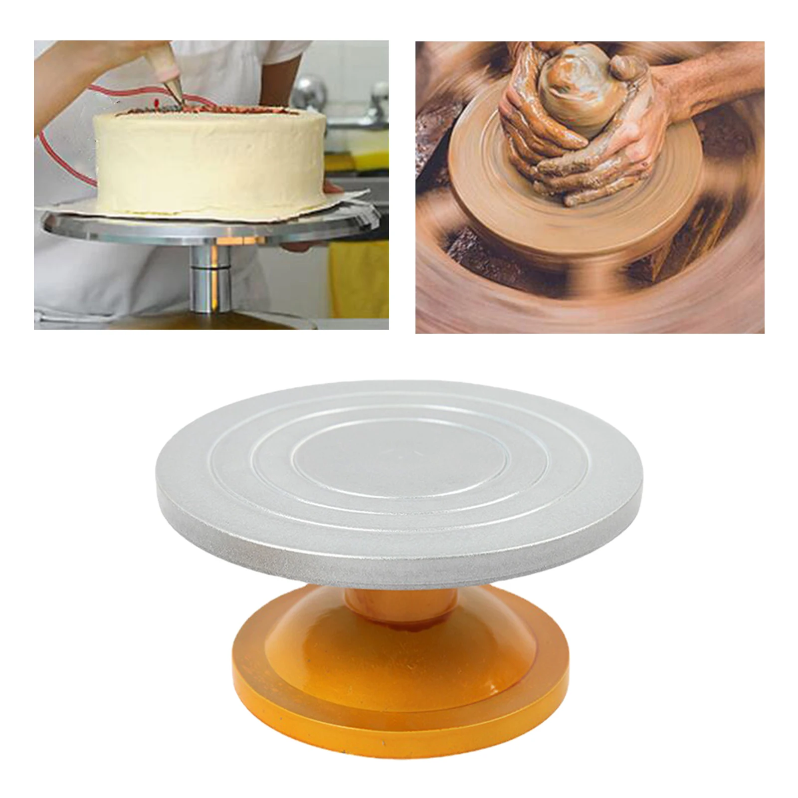 Clay Pottery Wheel Nonslip Heavy Duty Sculpting Wheel Turntable for Paint Spraying Ceramic Model Building Modelling Crafting