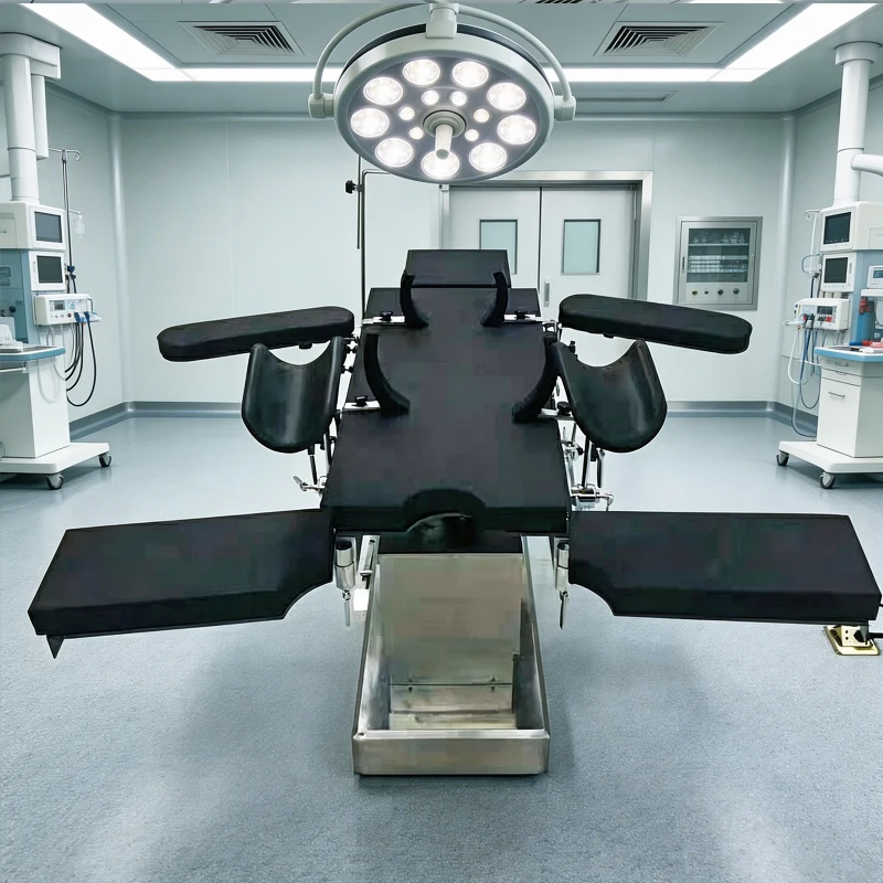 Ergonomic Electric Operating Table Bed with Remote Control One-key Reset Function Patient Positioning