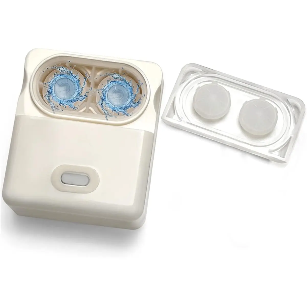 2026 New Contact Lens Cleaner Machine for RGP Only -K Lens , Automatic Dual Chamber Washer for RGP /Orthokeratology Lenses